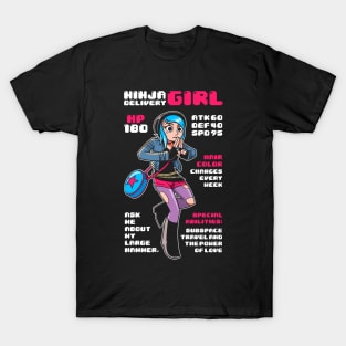 Ninja Delivery Girl T-Shirt